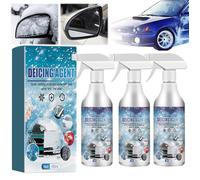 Auto-Windschutzscheiben-Enteisungsspray, Schneeschmelzspray-Enteiser, Auto-Windschutzscheiben-Enteisungsspray, Für Auto-Windschutzscheiben, Fensterspiegel, Schlüsselschlösser (3PC)