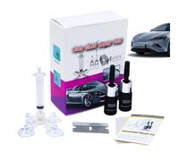 Auto Windschutzscheiben Reparaturset Werkzeug, Glas Reparatur Flüssigkeit mit Druckinjektor, Universelles Auto Glas Reparatur Set, Praktisches Steinschlag Reparatur Set