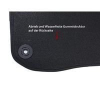 tuning-art V215-P3 Winter Fußmatten für Seat Leon 3 5F 5-Türer ST Kombi 2012-2019 Gummirückseite