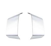 Auto Zierleisten 2Pcs ABS Chrom Auto Lenkrad Panel Abdeckung Pailletten Für Nissan Für Tiida 2005-2010 Trim Dekoration Rahmen Aufkleber(Sliver)