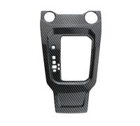 Auto Zierleisten ABS Chrom Auto Schaltknauf Panel Dekoration Abdeckung Aufkleber Trim Für VW Für T-roc 2018-2023(Schwarz)