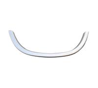 Auto Zierleisten ABS Chrom Für 5 Series F10 2011-2017 Carbon Faser Auto Lenkrad Pailletten Dekorative Aufkleber Innen(Silber)