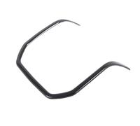 Auto Zierleisten ABS Chrom Lenkrad Dekorative Streifen Abdeckung Trim Aufkleber Für Land Für Rover Für Range Für Evoque Innen 2012-2017(Schwarz)