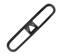 Auto Zierleisten Für Hyundai Für Kona 2018 2019 2020 Zubehör ABS Chrom Auto Center Konsole Air Vent Outlet Abdeckung Trim Aufkleber(Schwarz)