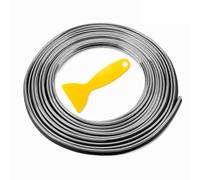 Auto Zierleisten Innen für Skoda Elroq 2024 2025, Auto Deko Innen Gap Fillers Moulding Line, DIY Innenleiste, Deko Zubehör mit Installation Tool,Silver-5m