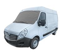 Auto Zubehör Frontscheibenabdeckung Winter -110x170-185cm- Autoabdeckung Winter Aus Hochwertigem SPUNBOND-Vliesstoff, Frostschutz, Waschbar, Einfach Montage (Van XXL)