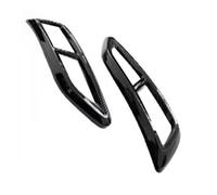 Auto Zubehör Hinten Stoßstange Auspuff Endrohr Trim Abdeckung Aufkleber Für VW Für Tiguan L 2022