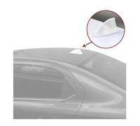 Autoantenne AM/FM Dachantenne Autoradio Shark Fin Antenne Haifisch | Auto Haifischantenne Haiflosse Haifischflosse Piano Weiß