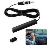 Autoantenne FM Adapter Patch Antenne 5 M Kabel, Windschutzscheibe Paste Antenne mit Verlängerungskabel 5M + DIN Stecker, Scheibenantenne Auto Radio für Autos Radios SKU LKWs Boot Universalantenne
