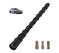 Autoantenne Kurz 18CM, Dachantenne Auto, FM AM DAB Ersatz Stabantenne mit M4/M5/M6 Schrauben, PVC Gummi Antenne, Sportliches Design, für Autoradio, Universell Passend für Auto LKW Dachmontage