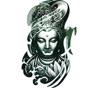 Autoaufkleber Buddha Portrait Kopf Siddhartha Gautama Tribal 194 Sticker-12cm
