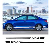 Autoaufkleber für Kia Sportage 3 4 QL Rio 3 K2 Optima Sorento Picanto Ceed Forte,Wasserdichter Seitentür Karosserie Film Aufkleber Auto Tuning Zubehör,Blue