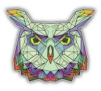 Autoaufkleber Kunst Eule Kopf Tier K3746 Sticker-12cm