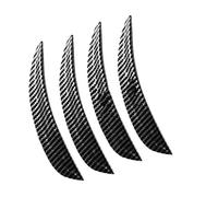 Autoaufkleber Radlauf-Schutzleisten, Kotflügelverbreiterungen, Universell, Gebogen, Kratzfest, 4er-Set(Carbon Fiber 4pcs)
