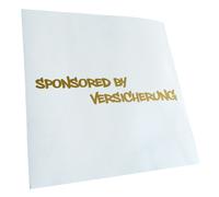 Autoaufkleber Sponsored by Versicherungen Insurance Selbstklebend Fahrrad