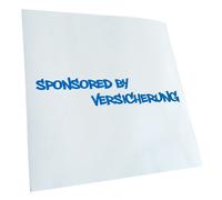 Autoaufkleber Sponsored by Versicherungen Insurance Selbstklebend Fahrrad