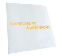 Autoaufkleber Sponsored by Versicherungen Insurance Selbstklebend Fahrrad