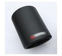 Autoauspuff Endrohr Hals Autozubehör Kohlefaser Universal Auspuffblenden Schalldämpfer Endrohr Für BMW E46 E90 E60 F10 F30 E39 E36 F20 E87 Endrohr Auspuff Düse (Farbe : 1PC-80MM-Matte)