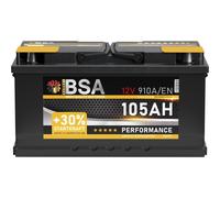 Autobatterie 105AH 12V BSA Starterbatterie ersetzt 100Ah 95Ah Batterie