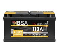 Autobatterie 110Ah 12V 920A BSA Starterbatterie statt 90Ah 95Ah 100Ah 105Ah