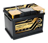 Autobatterie Eurostart Gold SMF 60Ah 600A/EN Starterbatterie TOP Angebot GELADEN