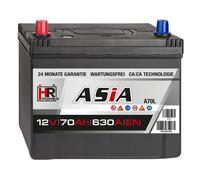 HR HiPower ASIA Autobatterie A70L 12V 70Ah