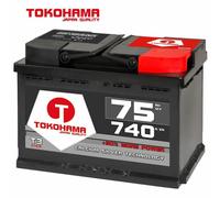 Autobatterie 12V 75Ah 740A Starterbatterie ersetzt 70Ah 72Ah 74Ah Auto Batterie