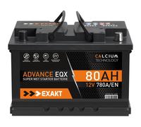 Autobatterie 12V 80Ah 780A/EN ersetzt 70AH 71AH 72AH 74AH 75AH 77AH 85AH