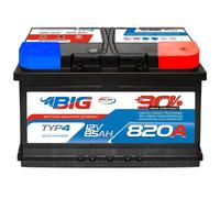 Autobatterie 12V 85Ah 820A BIG Silber +30% PKW Batterie ers 77Ah 80Ah 88Ah 90Ah