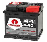 Autobatterie 44Ah 12V Starterbatterie TOKOHAMA ersetzt 45Ah 42Ah 40Ah Batterie