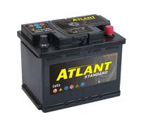 Autobatterie 55Ah 12V 500A/EN ATLANT TOP SOFORT & NEU - Starterbatterie 55 Ah