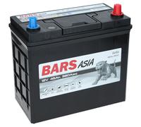 Autobatterie Bars 12V 45Ah +Rechts Asia Starterbatterie ersetzt 40 44 46 50 Ah