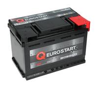Autobatterie Eurostart SMF 77Ah 12V Starterbatterie TOP Angebot GELADEN