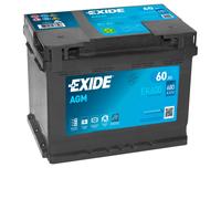 Exide EK600 AGM 60Ah 680A Autobatterie Start-Stop 7,50 EUR Pfand