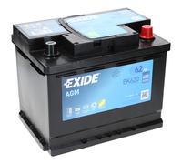 Exide EK620 AGM Autobatterie 12V 62Ah