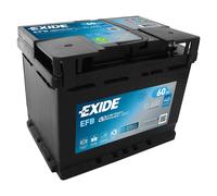 Autobatterie EXIDE EL600 12V 60Ah 640A Start Stop EFB Starterbatterie AFB