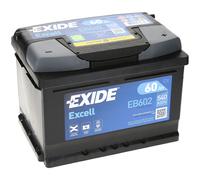Exide Excell EB602 Starterbatterie 60Ah 540A EB602