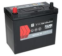 Autobatterie Fiamm BLACK 50Ah 400 A +L Japan Dünnpol B24JX 50
