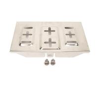 Autobatterie Halterung Universal Batteriehalterung Batteriehalterung aus Edelstahl mit Befestigungsschrauben für die Meisten Standardbatterien(19,3x34,5cm/7,6x13,58 Zoll)