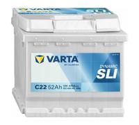 Varta BLUE Dynamic 552 400 047 3132 C22 12Volt 52Ah 470A/EN Autobatterie 7,50 EUR Pfand