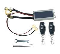 Autobatterie-Trennschalter - Batterie-Trennschalter, Austausch Mit 2 Kabellosen Schlüsseln, Metall-Array-Unterbrecher-Autozubehör, 12-V-Fernbedienung Mit LED-Spannungsanzeige Für Limousinen-Automobil-