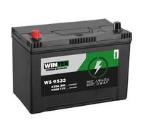Autobatterie WINTER 12V 95Ah + Plus Pol Links Asia Starterbatterie ersetzt 100Ah