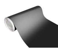 Autofolie matt 50x50 cm | Klebefolie Auto mit Luftkanal-Kleber und UV-Schutz | Selbstklebend Folie für Innen und Außen | Auto Folierung für Tuning | Carwrappingfolie | Strukturfolie Schwarz Matt