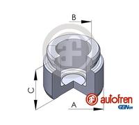 Bremssattel - Kolben Hinterachse Stahl D02536 AUTOFREN SEINSA für MERCEDES-BENZ