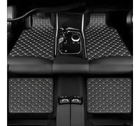 Autofussmatten für Lexus UX 250h 2019-2023 2024 Auto FußMatten, Leder-Bodeneinlagen wasserdichte Premium Fußmatten Allwetter Fussmatten Zubehör,Black+White