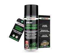 AUTOGAR® Turbo & AGR Reiniger Spray 400ml - Entfernt Ruß, Ölkohle & Ablagerungen - Für Turbo, Ansaugtrakt & AGR-Ventil - Diesel-Spezialspray für mehr Leistung & weniger Verbrauch