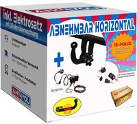 AUTOHAK AHK für Jeep Grand Cherokee 13-21 hori. abnehmbar + 13-pol WESTFALIA ES