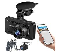 Autokamera, 4K Nachtsicht, kabellos, Parkrekorder, Aufzeichnungskamera 1080P, vorne und hinten, zur Überwachung von Fahrzeugen und Lastwagen, für Parken und V