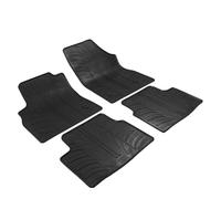 Gledring Satz Gummimatten kompatibel mit Opel Astra K 5 türer & Sportstourer 6/2015- (Handgeschaltet) (T Profil 4-teilig + Montage-clips)