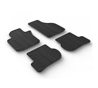 Satz Gummimatten kompatibel mit Skoda Octavia II 2004-2012 (T Profil 4-teilig + Montage-clips)